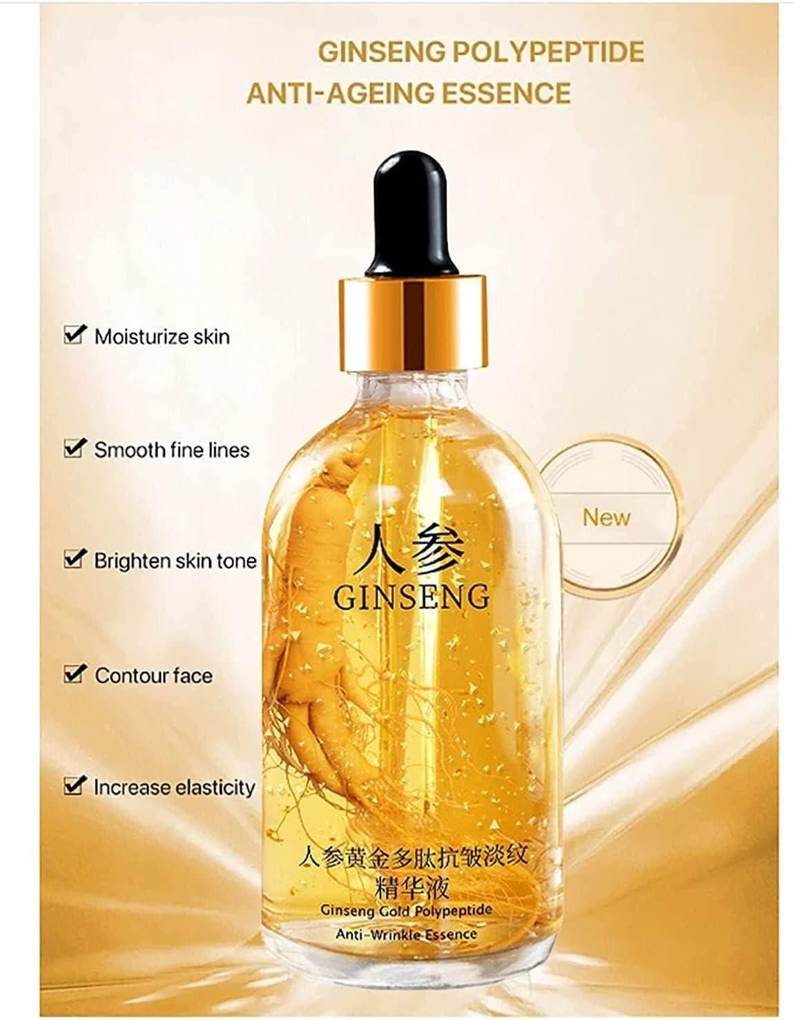 Ginseng Gold Polypeptide Anti-Ageing Serum | Firming, Wrinkle Repair & Skin Glow