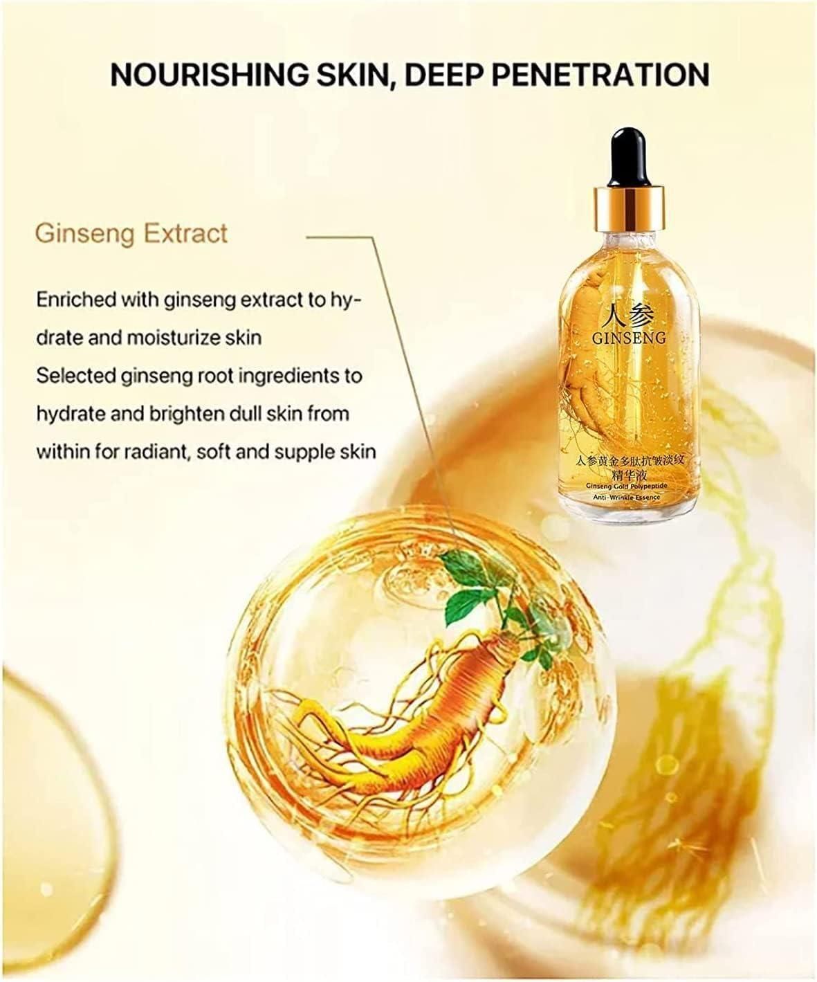 Ginseng Gold Polypeptide Anti-Ageing Serum | Firming, Wrinkle Repair & Skin Glow