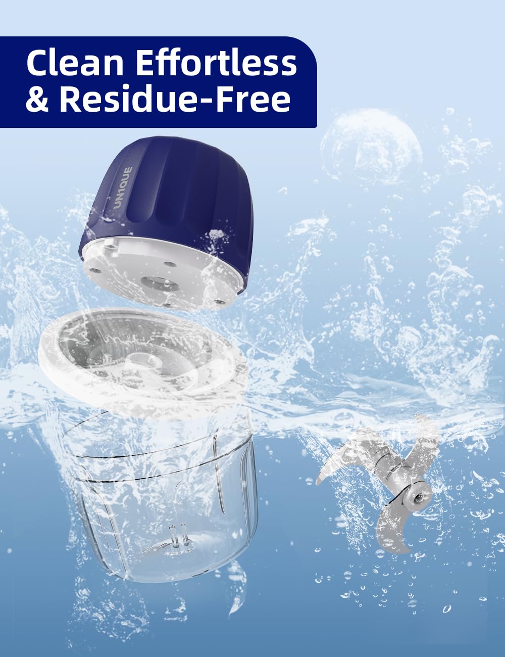 Portable Rechargeable Electric Mini Chopper