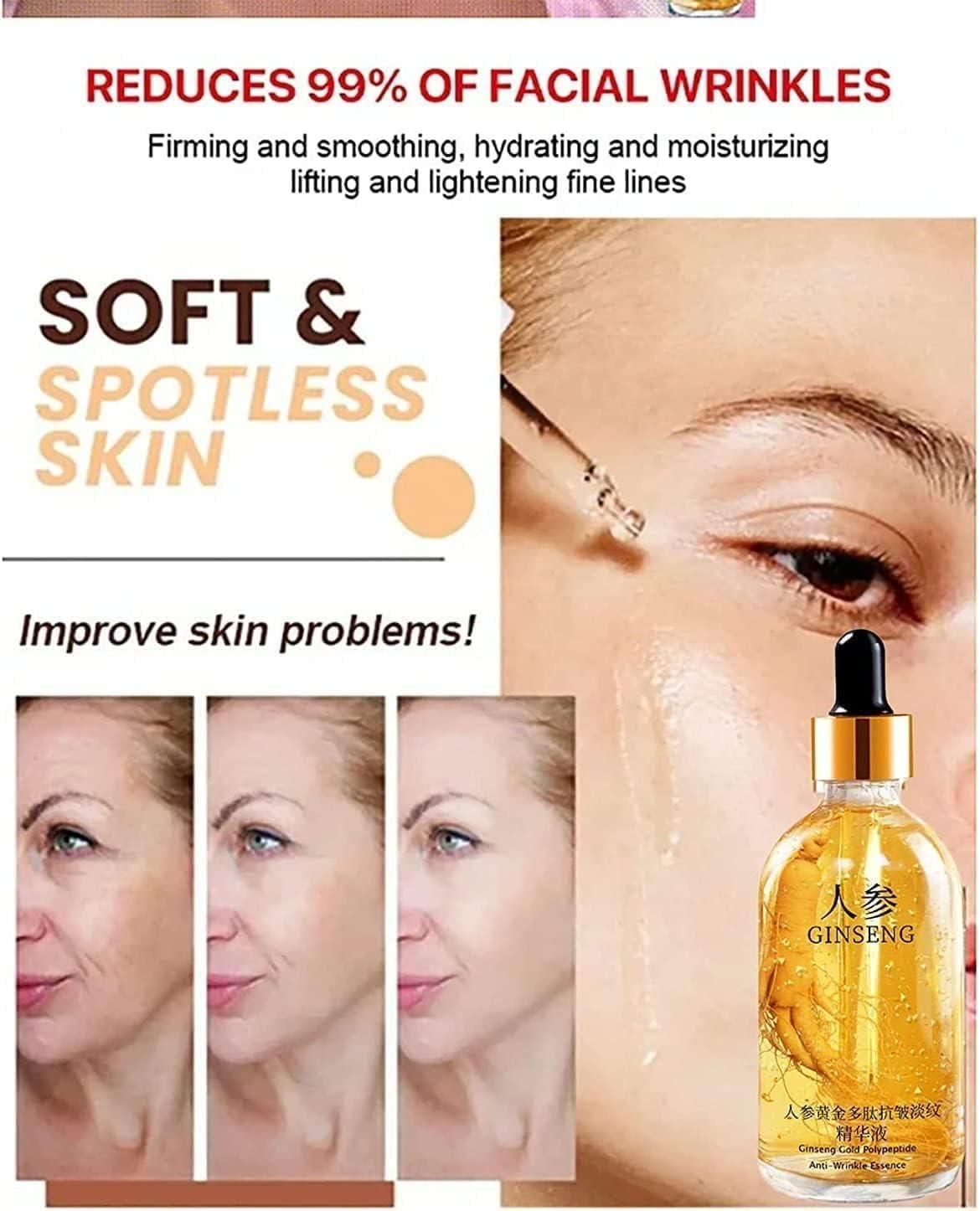 Ginseng Gold Polypeptide Anti-Ageing Serum | Firming, Wrinkle Repair & Skin Glow