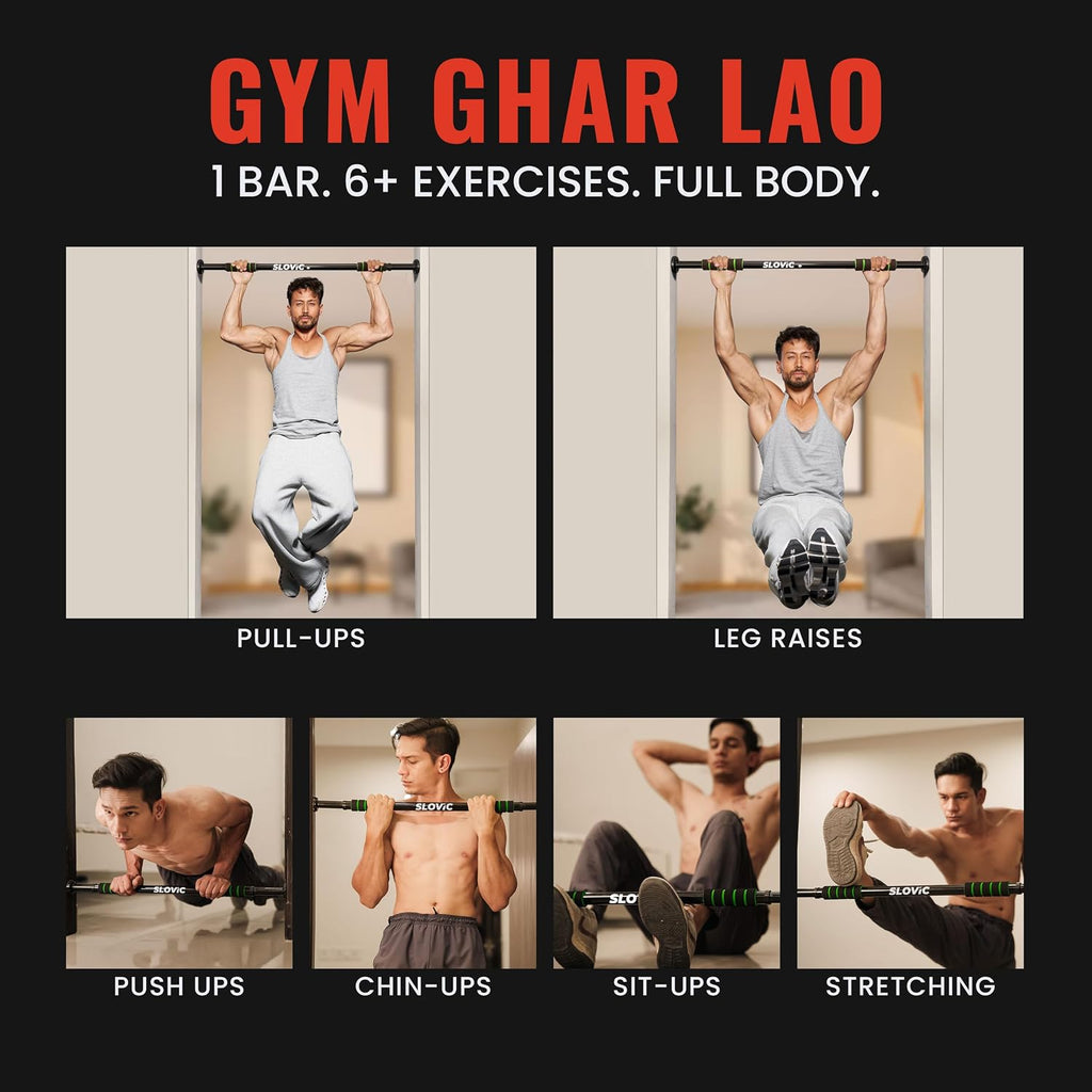 Adjustable Wall-Mounted Pull-Up Bar