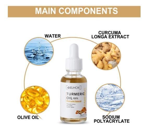 Face Turmeric Serum Oil Facial Skin Serum
